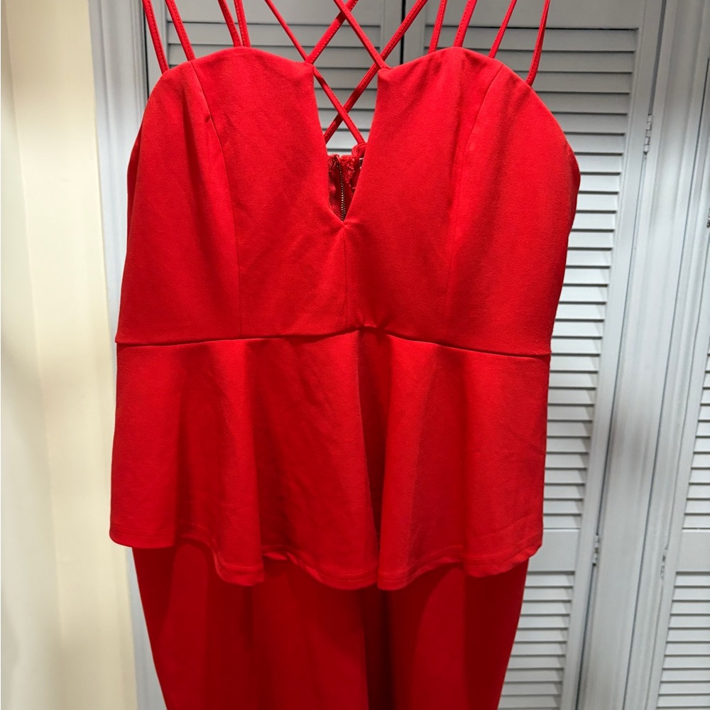 🔥Chic Red Strappy Dress🔥